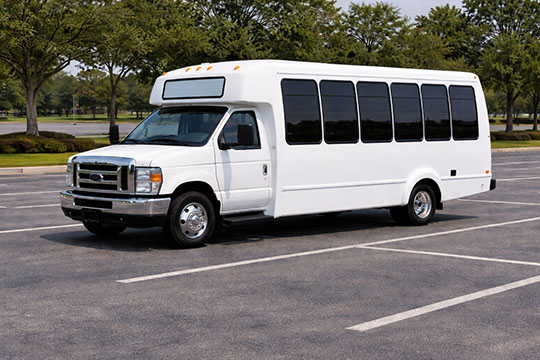 20-passenger minibus available for charter in Gainesville, FL
